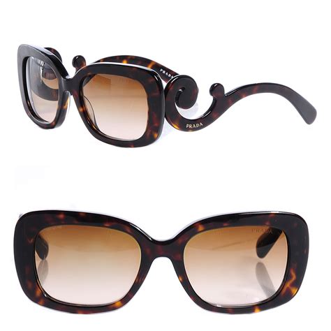 Prada baroque sunglasses tortoiseshell